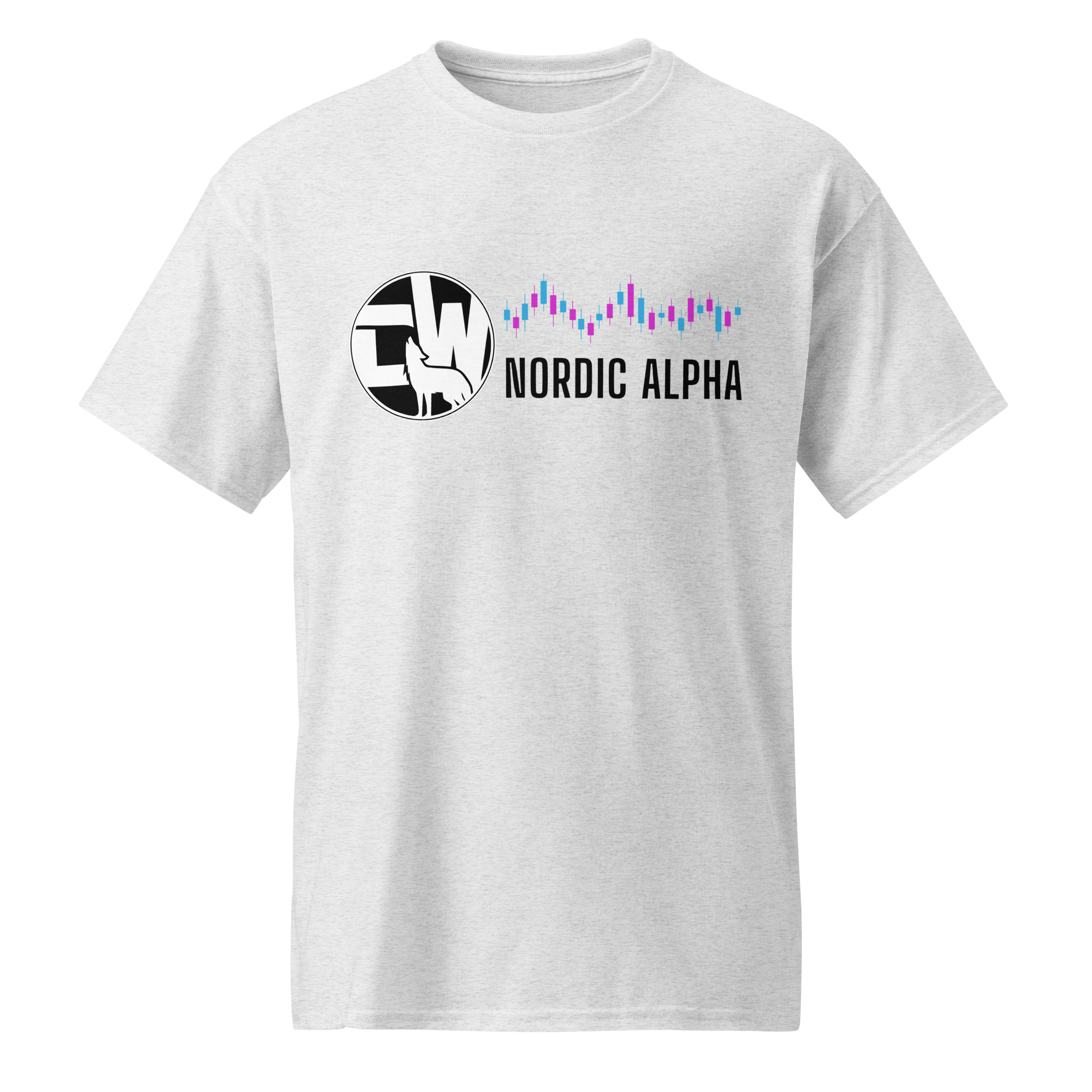 Nordic Alpha Black Logo DryBlend® T-Shirt - Image 7