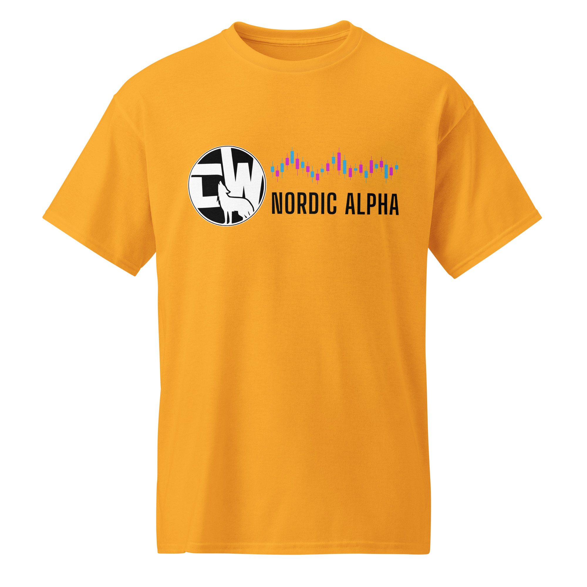 Nordic Alpha Black Logo DryBlend® T-Shirt - Image 3