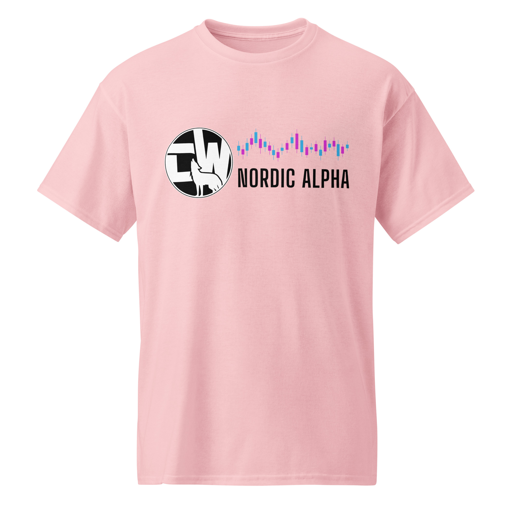 Nordic Alpha Black Logo DryBlend® T-Shirt - Image 5